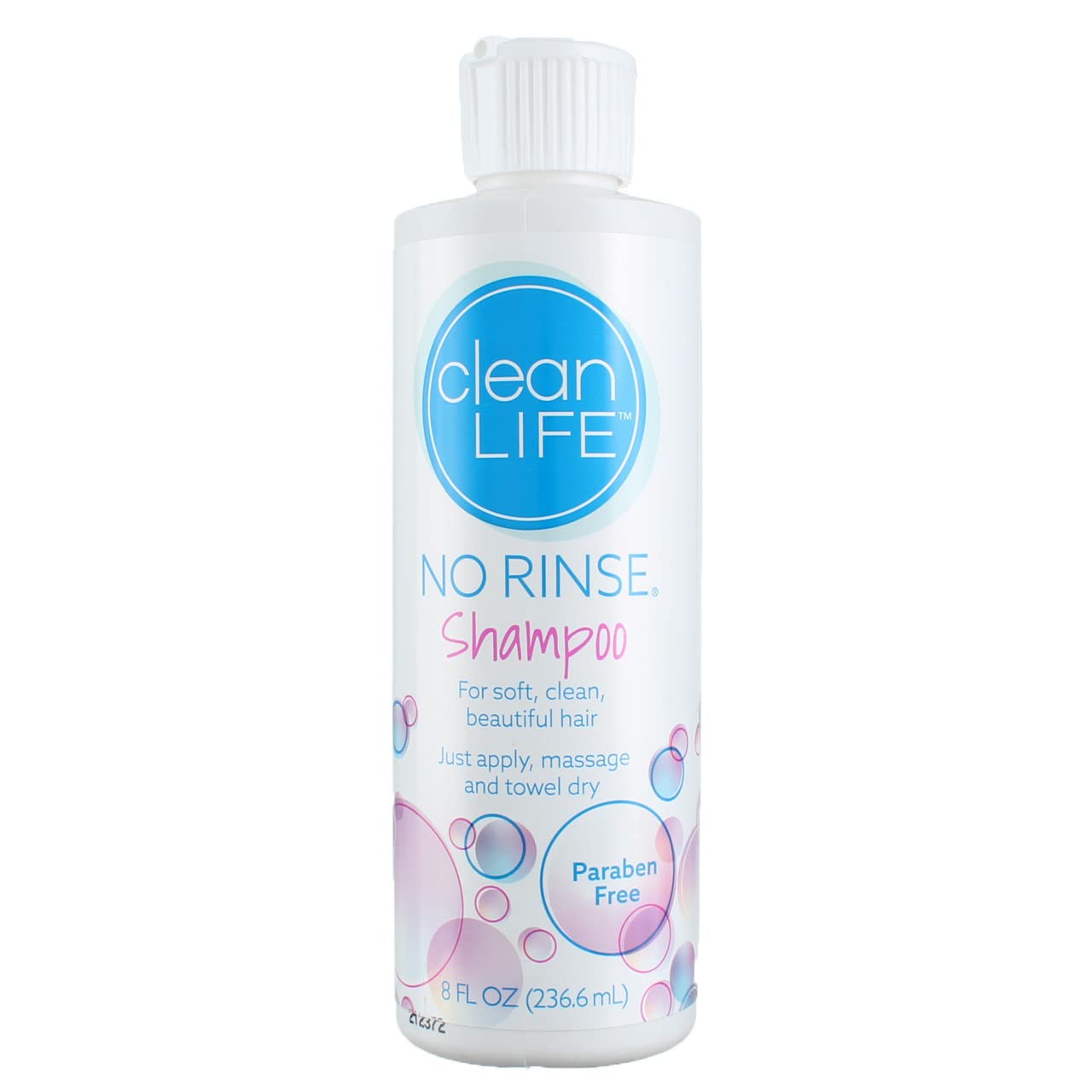 No-Rinse Shampoo, 8 fl oz - Leaves Hair Fresh, Clean and Odor-Free ...