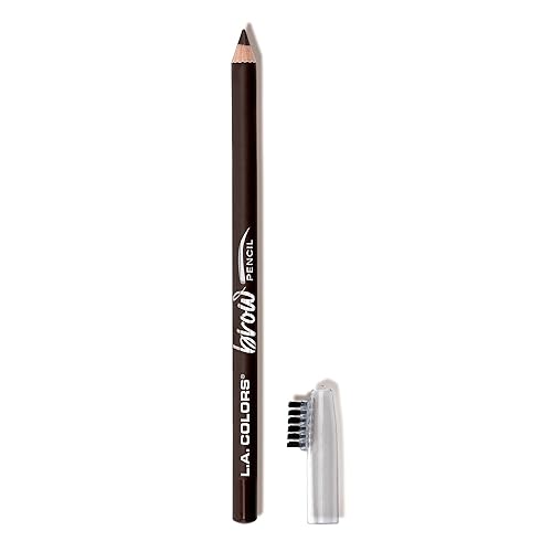 L.A. COLORS On Point Brow Pencil, Dark Brown CBP396