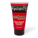 Mehron Makeup Fantasy FX Cream Makeup | Water Based | Halloween | Red Face & Body Paint For Adults 1 fl oz (30ml) (RED)