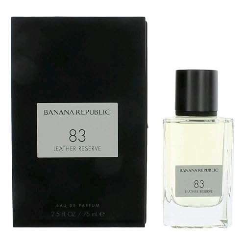 BANANA REPUBLIC 83 Leather Reserve Icon Collection Eau De Parfume Spray Unisex, 2.5 fluid_ounces