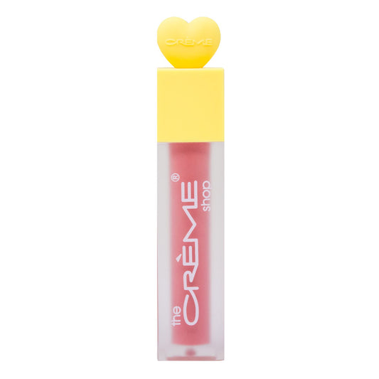 The Crème Shop Lip Oil Elixir - Korean Lip Gloss Oil Formulated with Jojoba & Hyaluronic Acid to Hydrate, Soften, and Moisturize Lips - Subtle Sheer