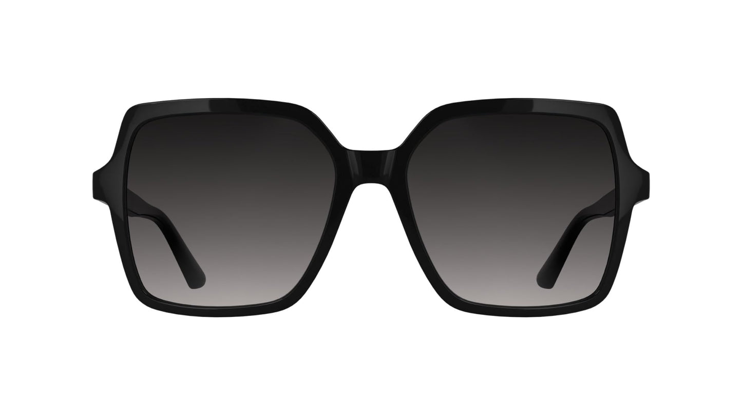 Calvin Klein Women's Sunglasses CK25537S - Black with Gradient Smoke Lens
