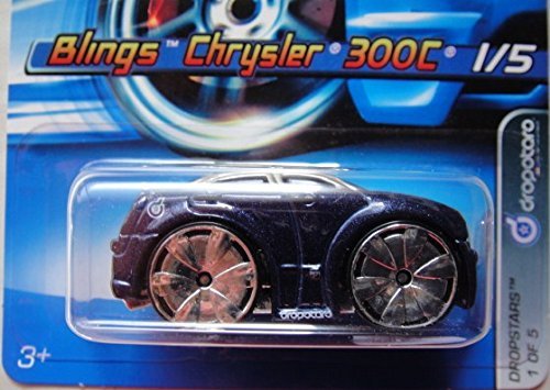 HOT WHEELS DROPSTARS 1/5 BLINGS CHRYSLER 300C #056 BLUE/SILVER TOP