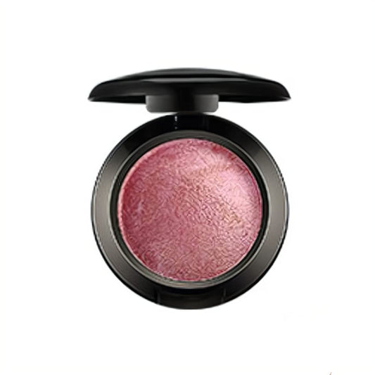 Mallofusa Single Shade Baked Eye Shadow Powder Palette Glitter Makeup Kit in Shimmer 15 Metallic Colors (Rose Pink) 8g/0.28oz