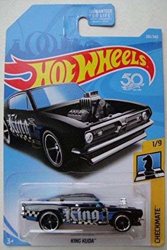 Hot Wheels 2018 50th Anniversary Checkmate King Kuda (King) 261/365, Black