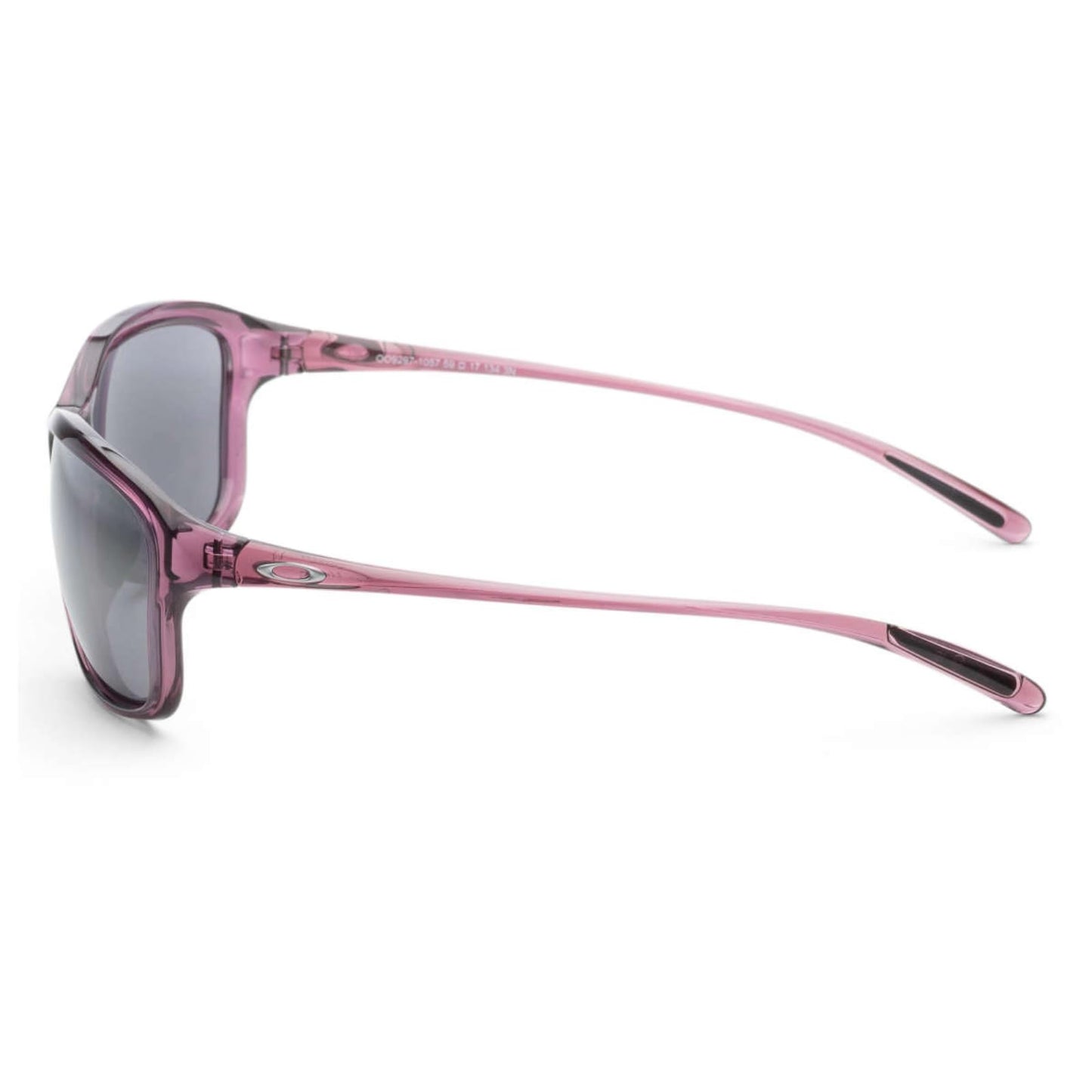 Oakley Woman Sunglasses Translucent Indigo Frame, Black Iridium Lenses, 59MM