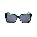 KARL LAGERFELD Women's Sunglasses, 427 Petrol/Lilac, 52