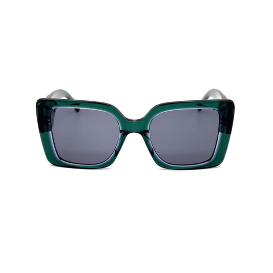 KARL LAGERFELD Women's Sunglasses, 427 Petrol/Lilac, 52