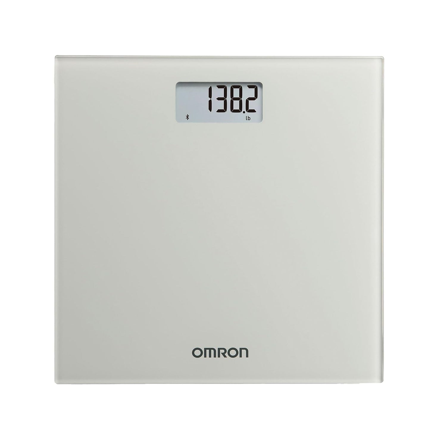 OMRON Digital Scale with Bluetooth Connectivity (SC -150) - 330 lb Weight Capacity - Use with Free OMRON Connect App - Light Gray