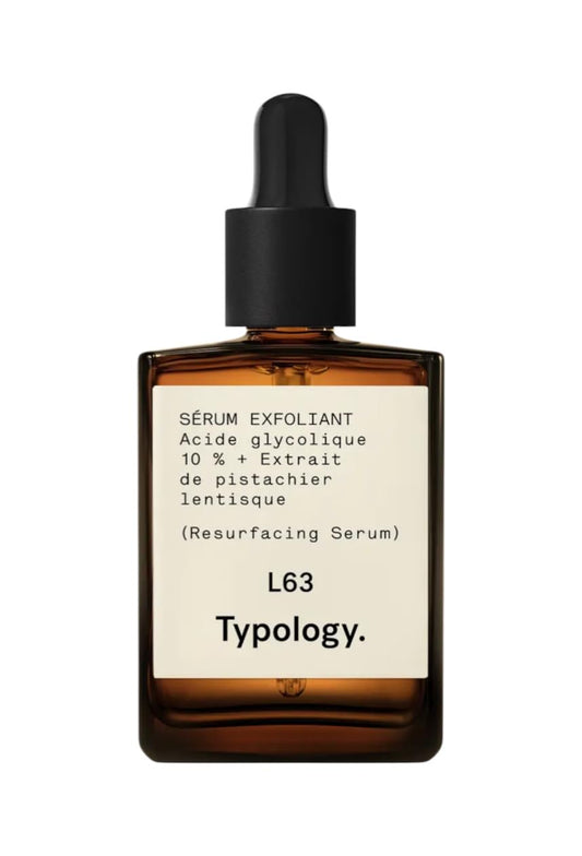Typology L63 Resurfacing Serum, 10% Glycolic Acid with Mastic Tree Extract, 1 fl oz