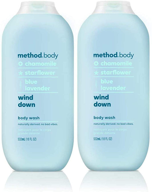 Method Body Wash, Wind Down, 18 FL OZ (532ml) - 2-PACK Beauty & Personal Care PLESIU