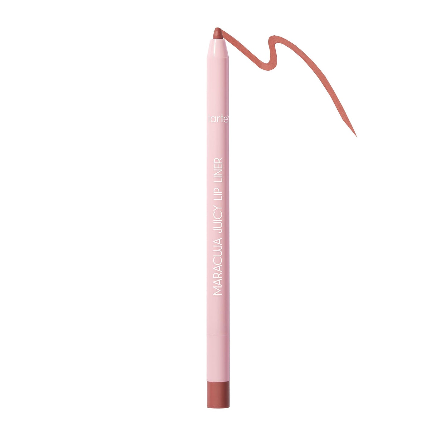 tarte maracuja juicy lip liner - Creamy, Matte, Lip Liner with Hyaluronic Acid with Vitamin E, Vegan & Cruelty-Free, full size, rosy brown