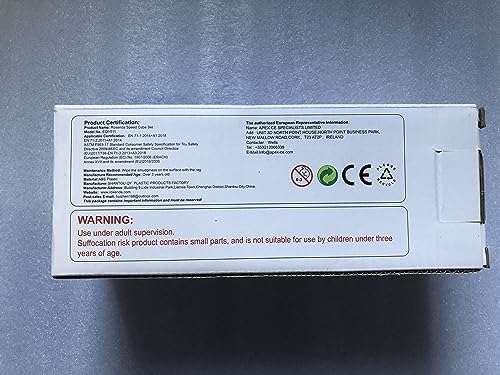 ROXENDA Speed Cube Set, Magic Cube Set of 2x2x2 3x3x3 Pyramid Cube Smooth Puzzle Cube (Stickerless)