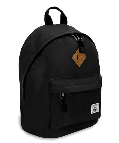 Everest Vintage Backpack, Black, One Size