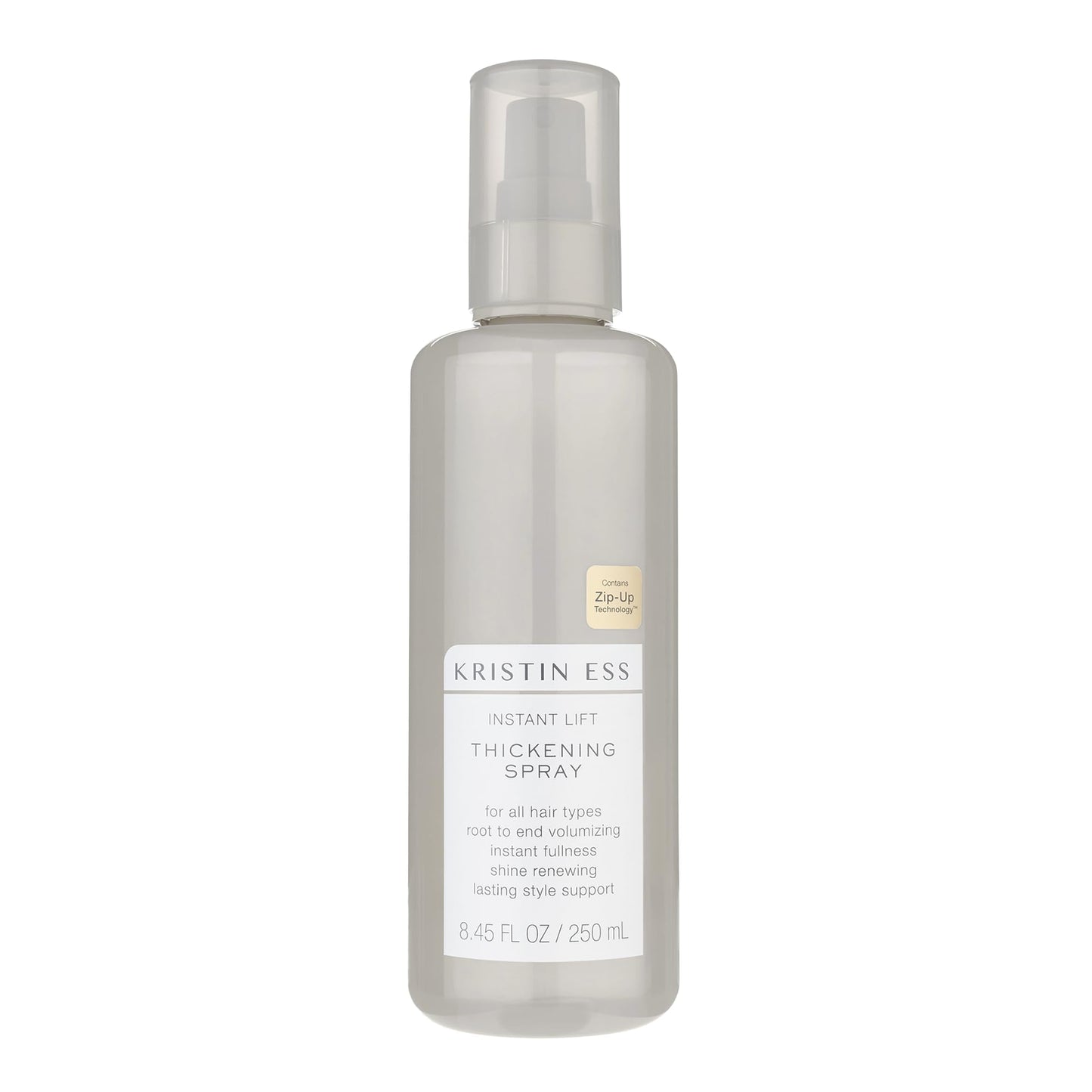 Kristin Ess Hair Instant Lift Thickening Spray for Volume + Fullness on Fine Hair, Shine Renewing, Style Support, Sulfate and Paraben Free, 8.45 fl.