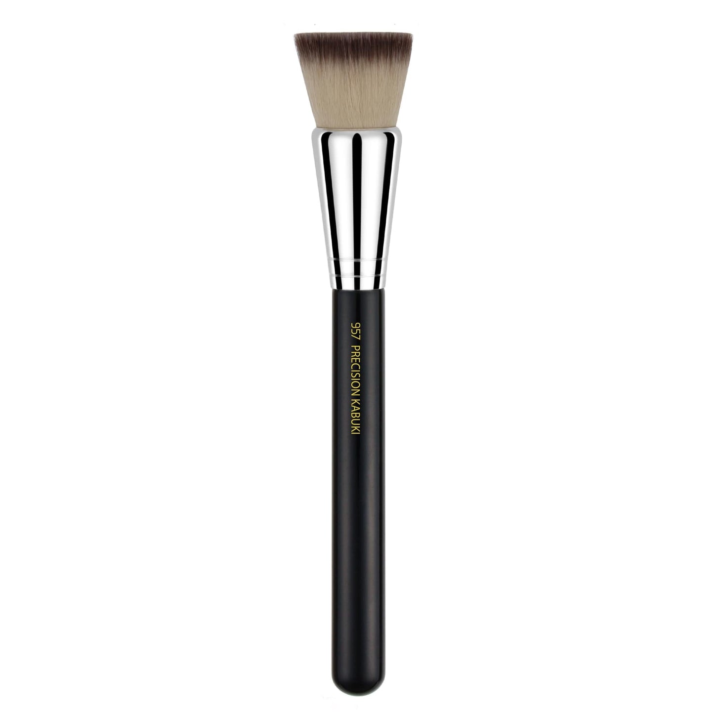 Bdellium Tools Professional Makeup Brush - Maestro Series 957 Precision Kabuki - With Soft Synthetic Fibers, For Versatile Application (Black, 1pc)