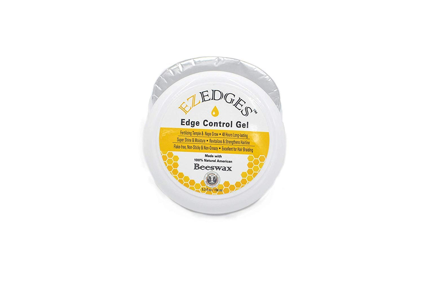 Edge Control Gel ? Super Shine & Moisture ? Flake-Free, Non-Sticky & Non-Greasy ? Excellent for Hair Braiding