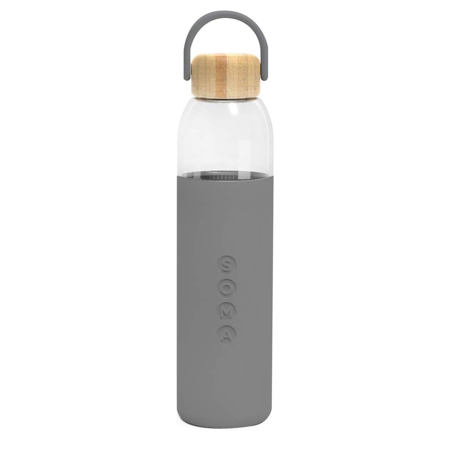 Full Circle 25 oz. Glass Water Bottle - Gray - DTC