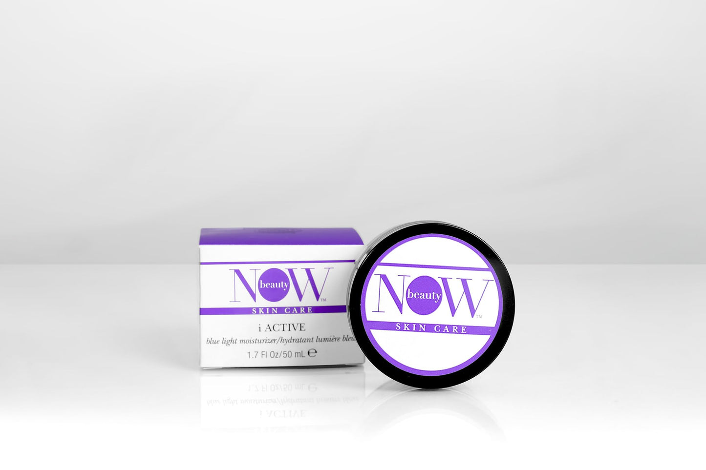 NOW BEAUTY iActive Blue Light Moisturizer - Hydration - Improves Skin Elasticity - Lightweight Moisturizer for Face - Vegan - Sulfate & Paraben Free
