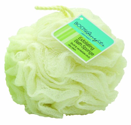 Body Benefits Exfoliating Bath Sponge, 0.197-Pound (Pack of 6)