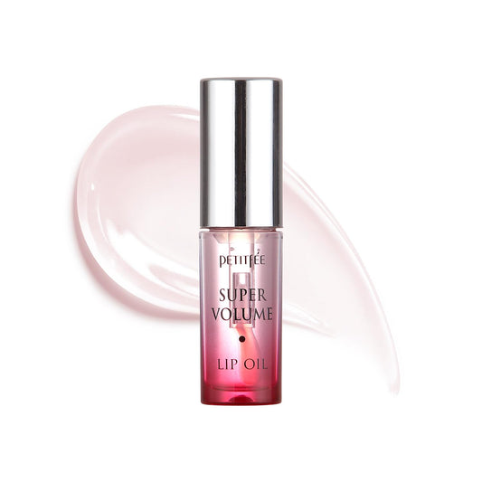 Petitfee Lip Oil Super Volume 0.10 Oz - Plumping, Moisturizing, Glass Lips, Plump Lip Oil with Herbal Ingredients, Revitalizing, Volumizing Beauty and Personal Care Petitfee