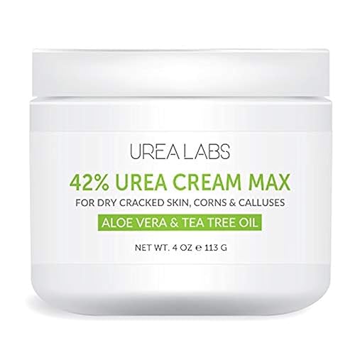 UREA LABS | 42% Urea Cream - Tea Tree Oil & Aloe Vera-Infused Foot & Skin Repair | Deep Hydration & Natural Exfoliation for Cracked Heels, Dry Feet