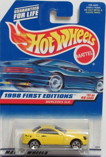 Hot Wheels 1998 First Editions 11/40 Mercedes SLK Malaysia Base