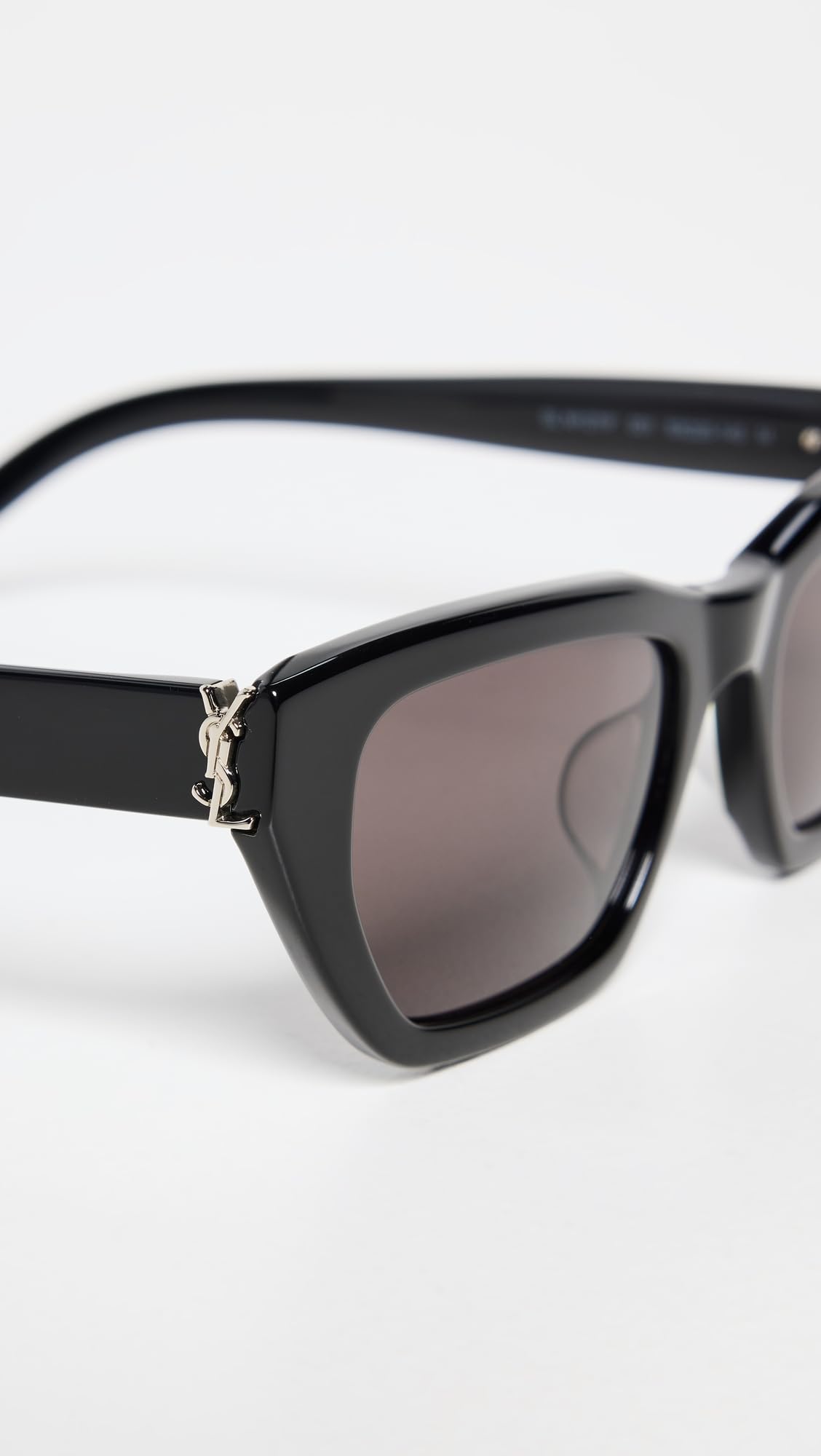 Saint Laurent Women's SL M127 Sunglasses, Black-Black-Black, One Size