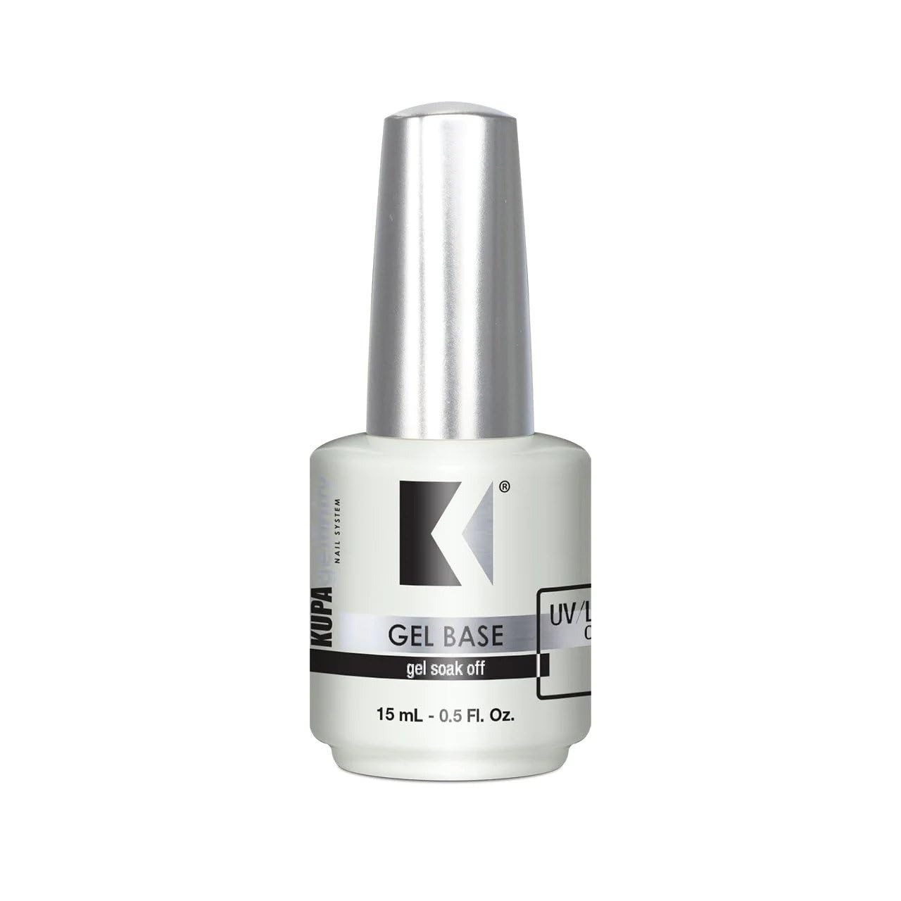 KUPA GelFinity Gel Base Coat, Superior Adhesive Bond for Long-Lasting Nail Polish, Professional UV/LED Soak-Off Foundation 0.5 Fl Oz Beauty & Personal Care KUPA