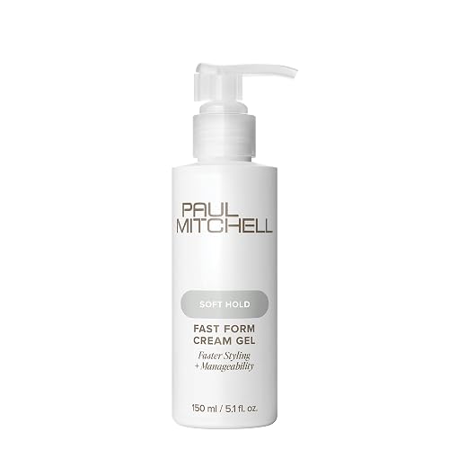 Paul Mitchell Fast Form Styling Cream Gel, Soft Hold, Faster Styling + Manageability, For All Hair Types, 5.1 fl. Oz