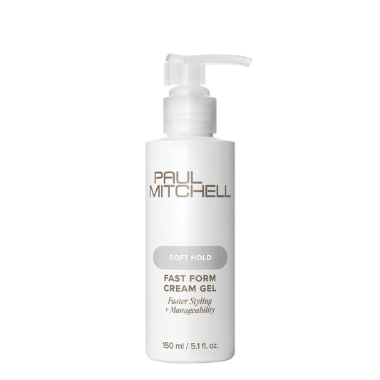Paul Mitchell Fast Form Styling Cream Gel, Soft Hold, Faster Styling + Manageability, For All Hair Types, 5.1 fl. Oz