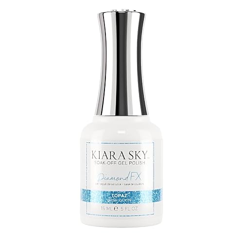 KIARA SKY Diamond FX Reflective Gel Polish (Topaz) Beauty & Personal Care KIARA SKY