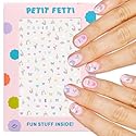 xo, Fetti Kids Unicorn Nail Stickers - 524 Decals | Birthday Girl Party Favors, DIY Home Activity, Gift, Cute Nail Transfer, Rainbow, Butterfly