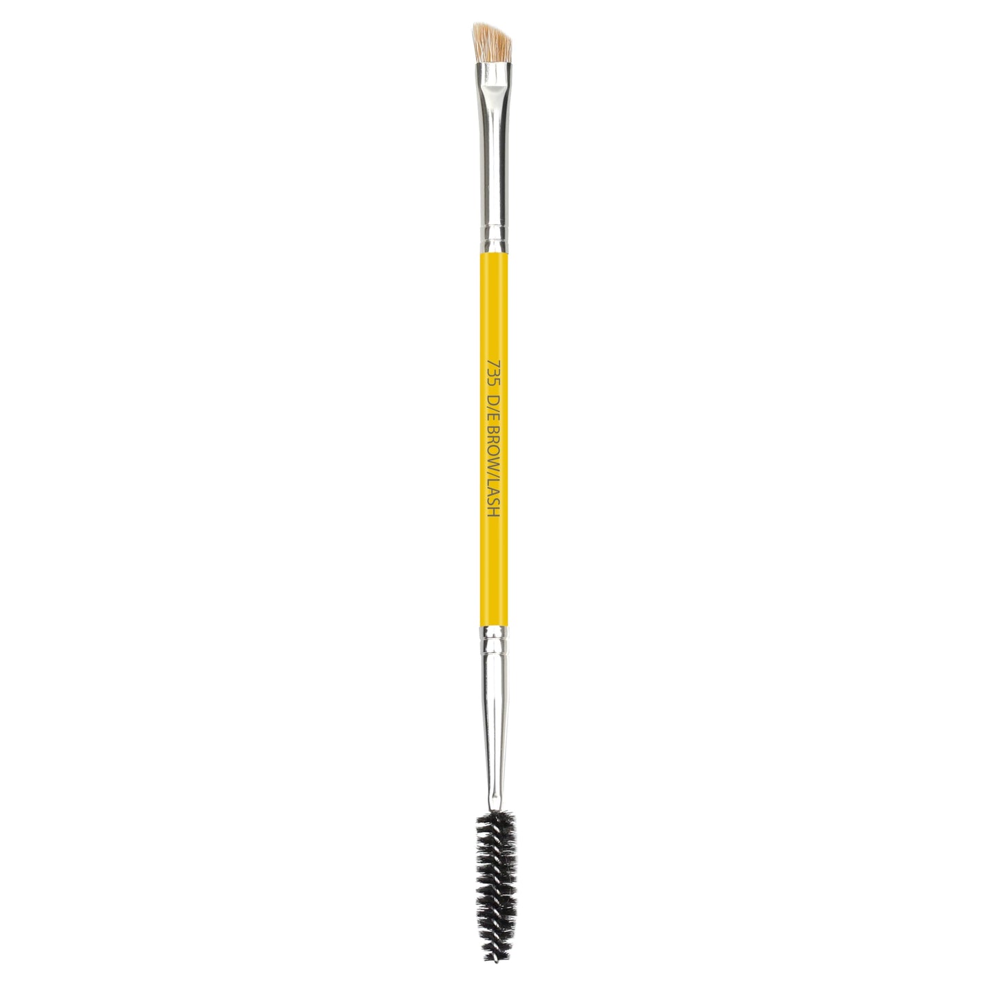 Bdellium Tools Professional Makeup Brush - Studio Series 735 Double-Ended Brow/Lash - With Mix of Soft Synthetic & Natural Fibers, For Eyes’ Daily
