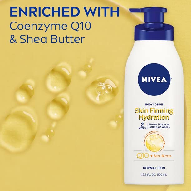 NIVEA Skin Firming Hydration Body Lotion 16.9 oz (Pack of 4)