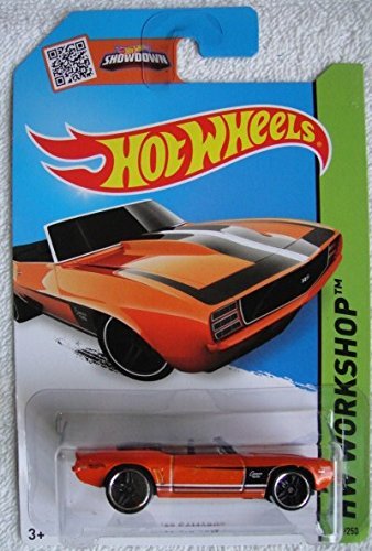 Hot Wheels, 2015 HW Workshop, '69 Camaro [Orange] Die-Cast Vehicle #241/250
