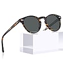 CARFIA Polarized Sunglasses for Women UV Protection Small Face Acetate Frame CA5288