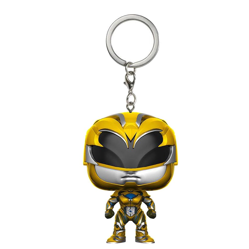 Funko Pop Keychain: Power Rangers Yellow Ranger Toy Figure