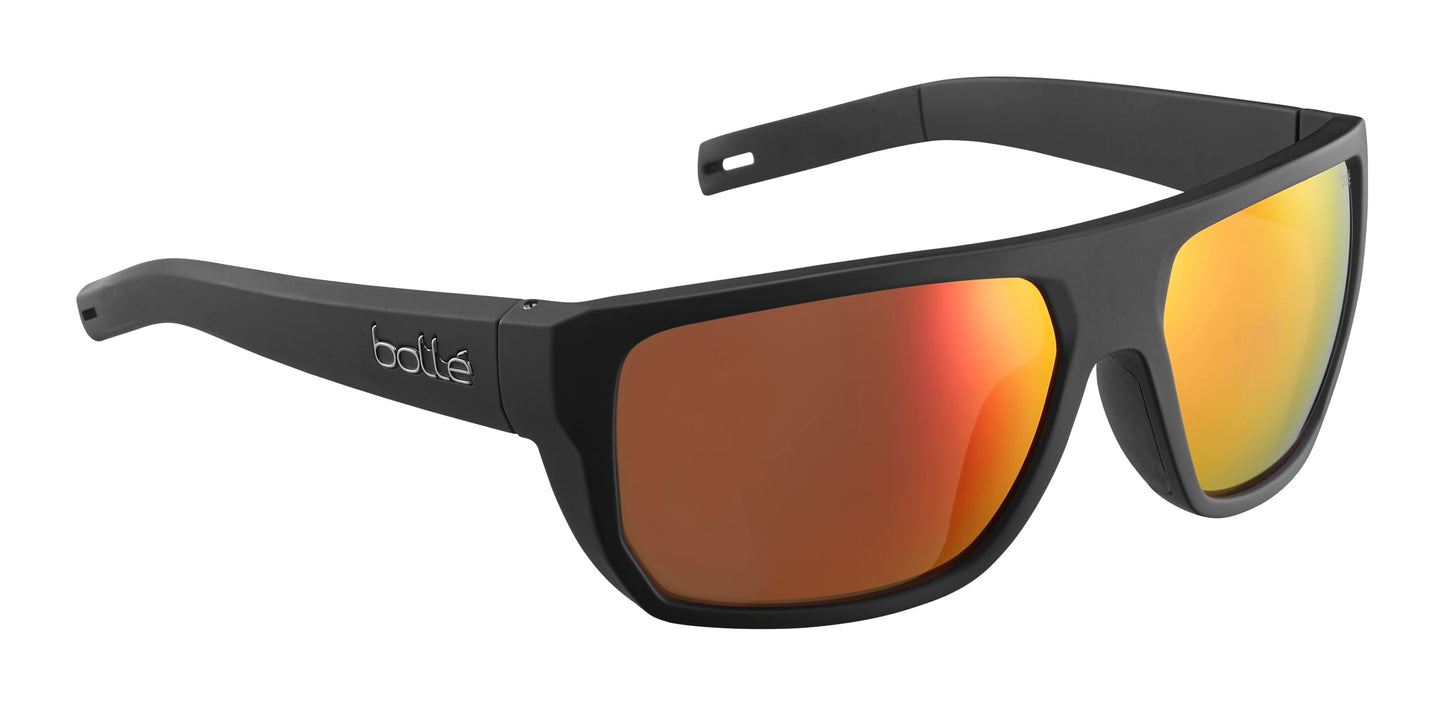 Bolle Sport Sunglasses Vulture Matte Black Brown Fire