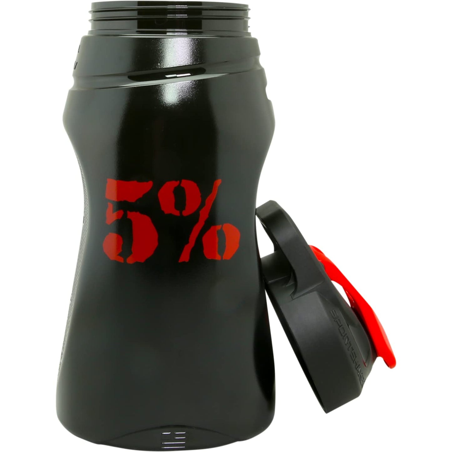 5% Nutrition Half Gallon Water Bottle with Handle | 64 oz Water Bottle | Big Water Jug for Sports | 64 oz Gym Water Bottle | Large Reusable Drinking