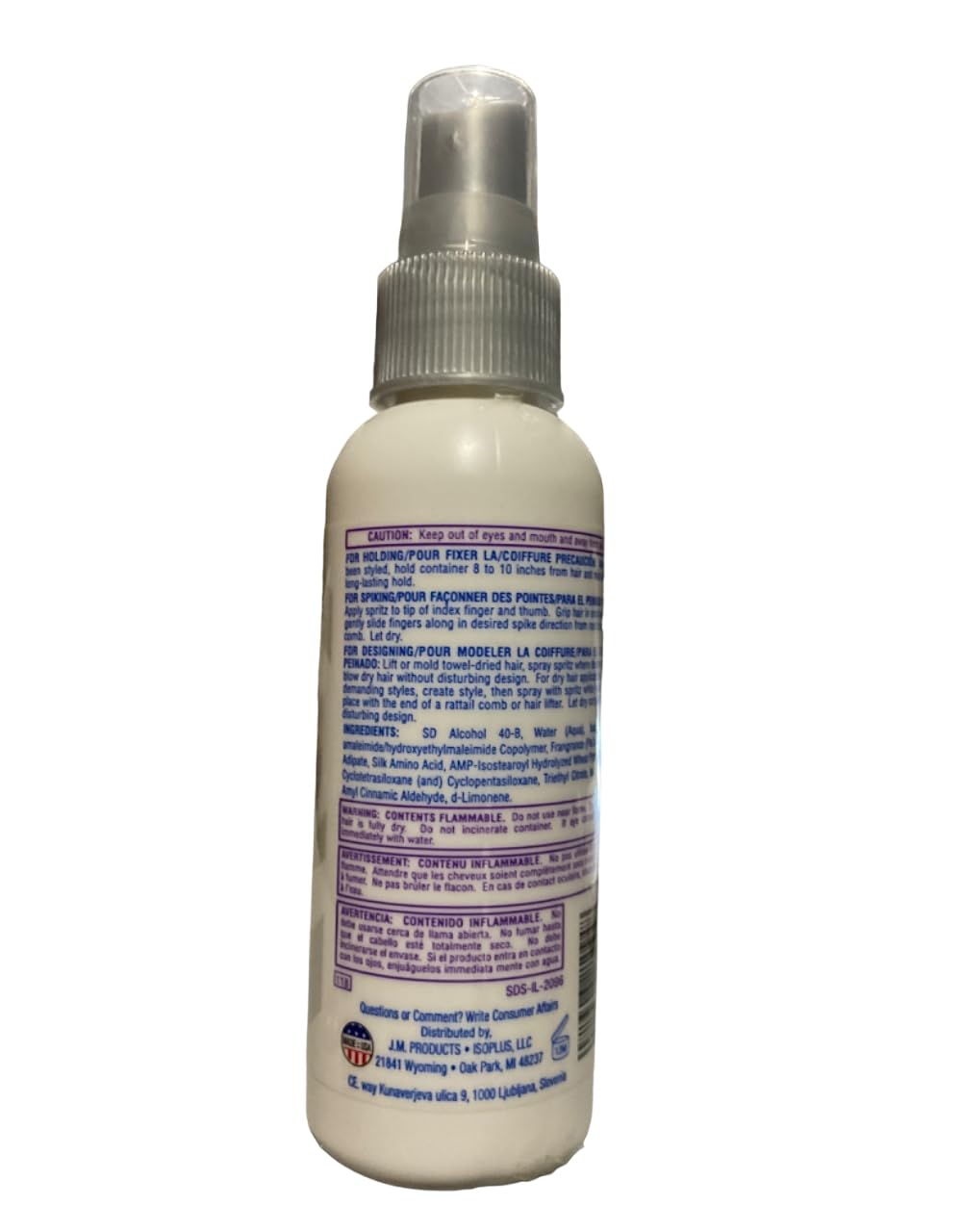 Isoplus Hair Designing & Holding Spritz - Super 55 4 oz.