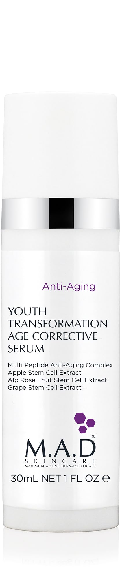M.A.D Skincare Anti-Aging Youth Transformation Age Corrective Serum 1 oz. Beauty & Personal Care M.A.D Skincare