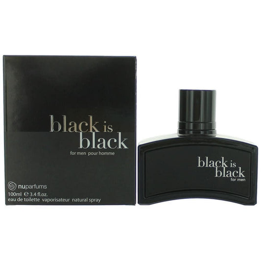 Nuparfums Black is Black for Men, 3.4 Ounce edt sprau (Pack of 3) Beauty & Personal Care Nuparfums