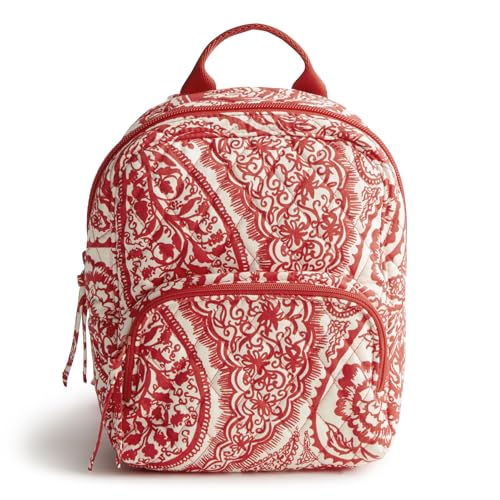 Vera Bradley Women's Premium Cotton Mini Banbury Backpack, Paisley Key, One Size