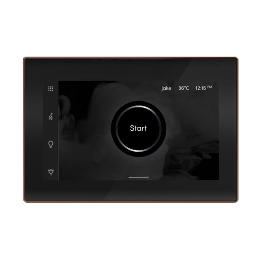Mr Steam iSteamX Steam Shower Control and Steamhead in Black Nouveau Bronze Beauty and Personal Care Mr. Steam