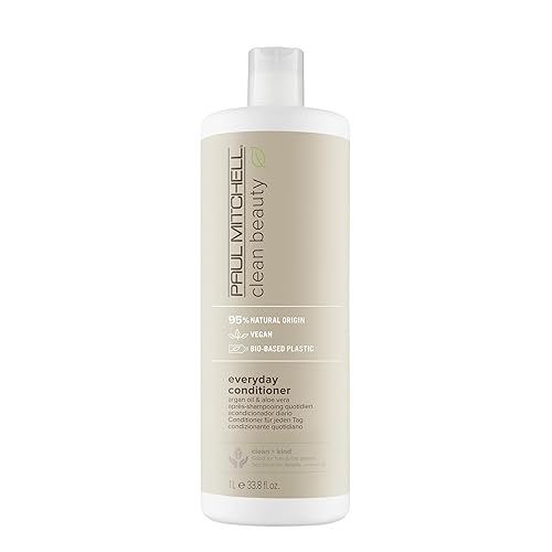 Paul Mitchell Clean Beauty Everyday Conditioner Ultra-Rich Formula, Improves, Elasticity For All Hair Types, 33.8 fl. oz