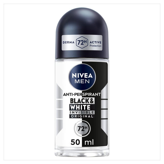 NIVEA 48h Deodorant Roll-on Roll on Invisible for Black&white Anti Perspirant 50ml