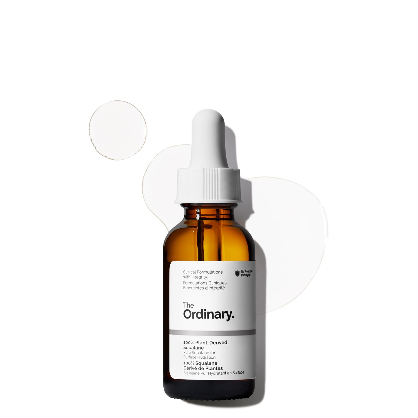 The Ordinary 100% Plant-Derived Squalane, for Skin and Hair, Lightweight Hydration, and Moisture Barrier Support, 1 Fl Oz Beauty and Personal Care The Ordinary Default Title
