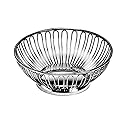 American METALCRAFT, Inc. BSS8 8' Stainless Steel Round Basket, 8 by 2-7/8-Inch, Silver