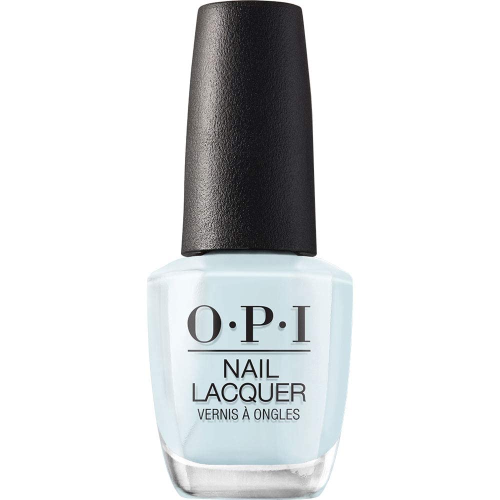 OPI Nail Lacquer It’s a Boy! | Opaque Soft Blue Crème Chip Resistant Nail Polish | Fast Drying, Streak Free